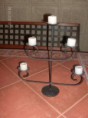 castiçal 5 velas